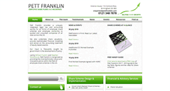 Desktop Screenshot of pettfranklin.com